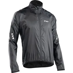 Northwave, Herren, Velojacke, Vortex 2 Jacket (XL), Schwarz, XL