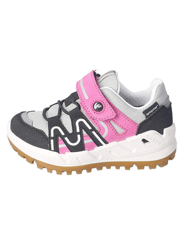 Ricosta Sneakers "Rover" in Grau/ Rosa - 36