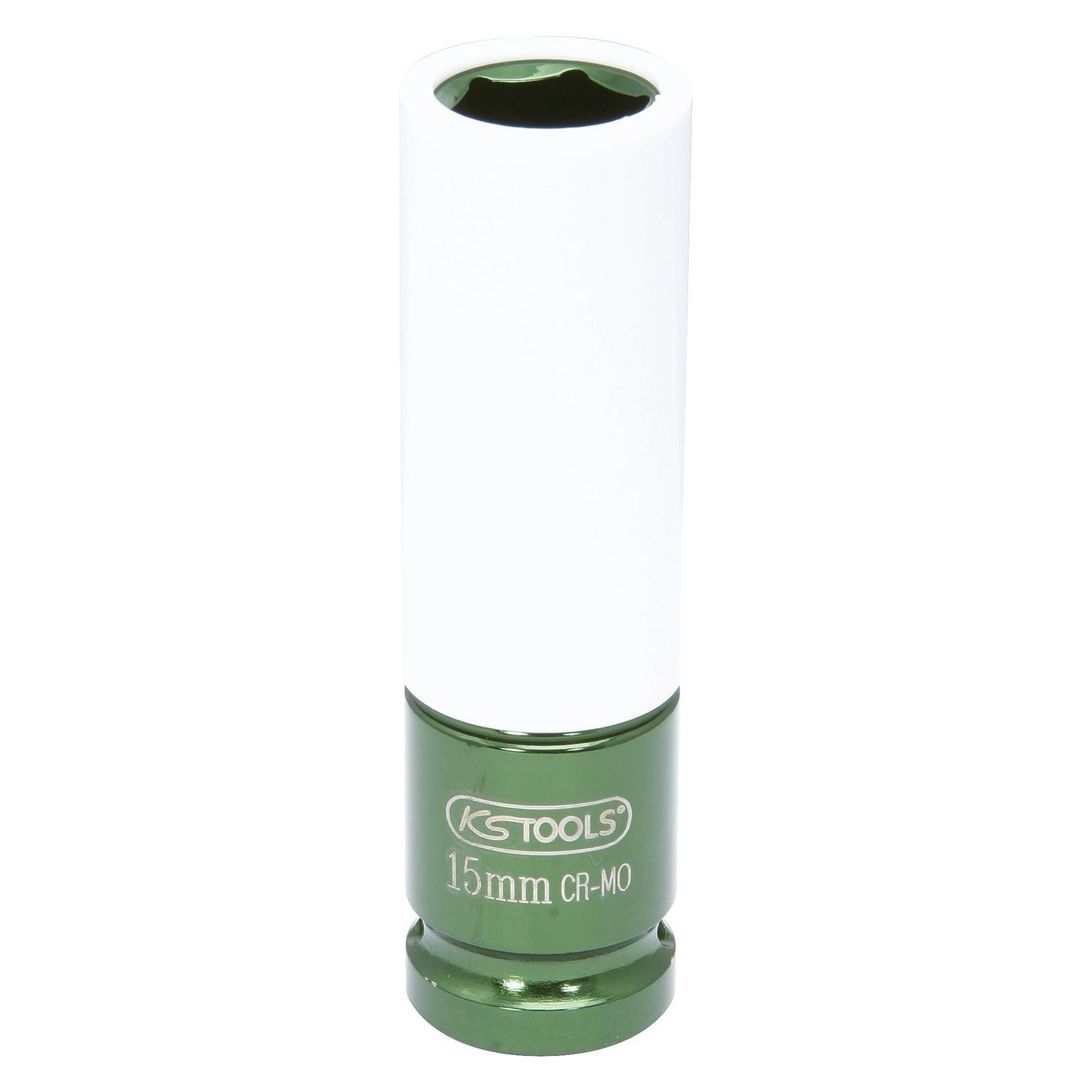 KS Tools 1/2" Alu-Felgen-Kraft-Stecknuss lang (15 mm) (515.2015)