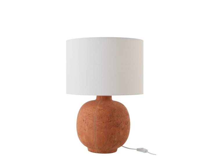 Lampe de table en céramique marron 38x38x57 cm