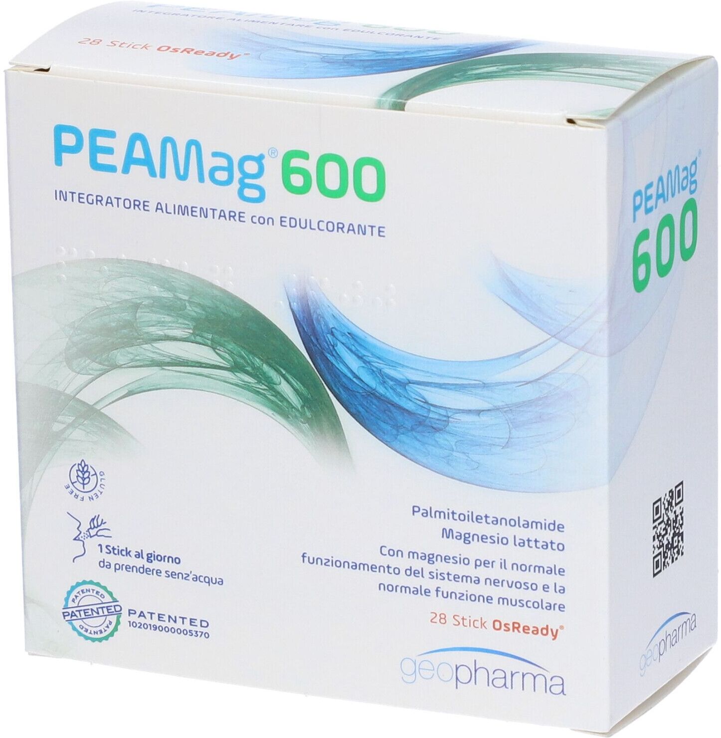 DOC NUTRA Srl PEAMag 600, 28 stick