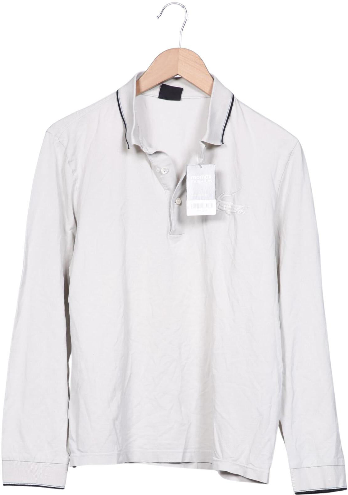 Lacoste Herren Poloshirt, Cremeweiß, Gr. L (Lacoste 5), Baumwolle - Second Hand