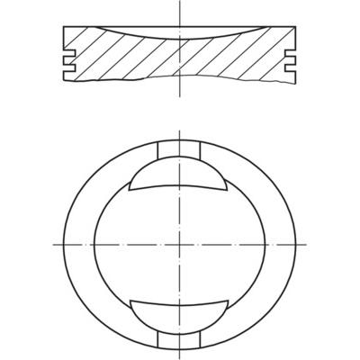 MAHLE Kolben 009 36 02
