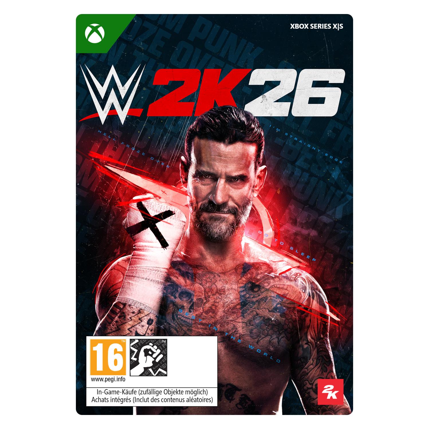 Microsoft Xbox WWE 2K26 Standard Edition Download Code (EP2-68065)