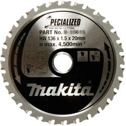 Makita, Sägeblatt, SPECIALIZED Kreissägeblatt Ø 136x20x50Z