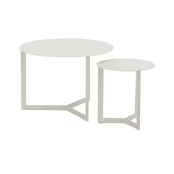 Love it Couchtisch 2er-Set  Palmaria , beige , Maße (cm): H: 45  Ø: 65
