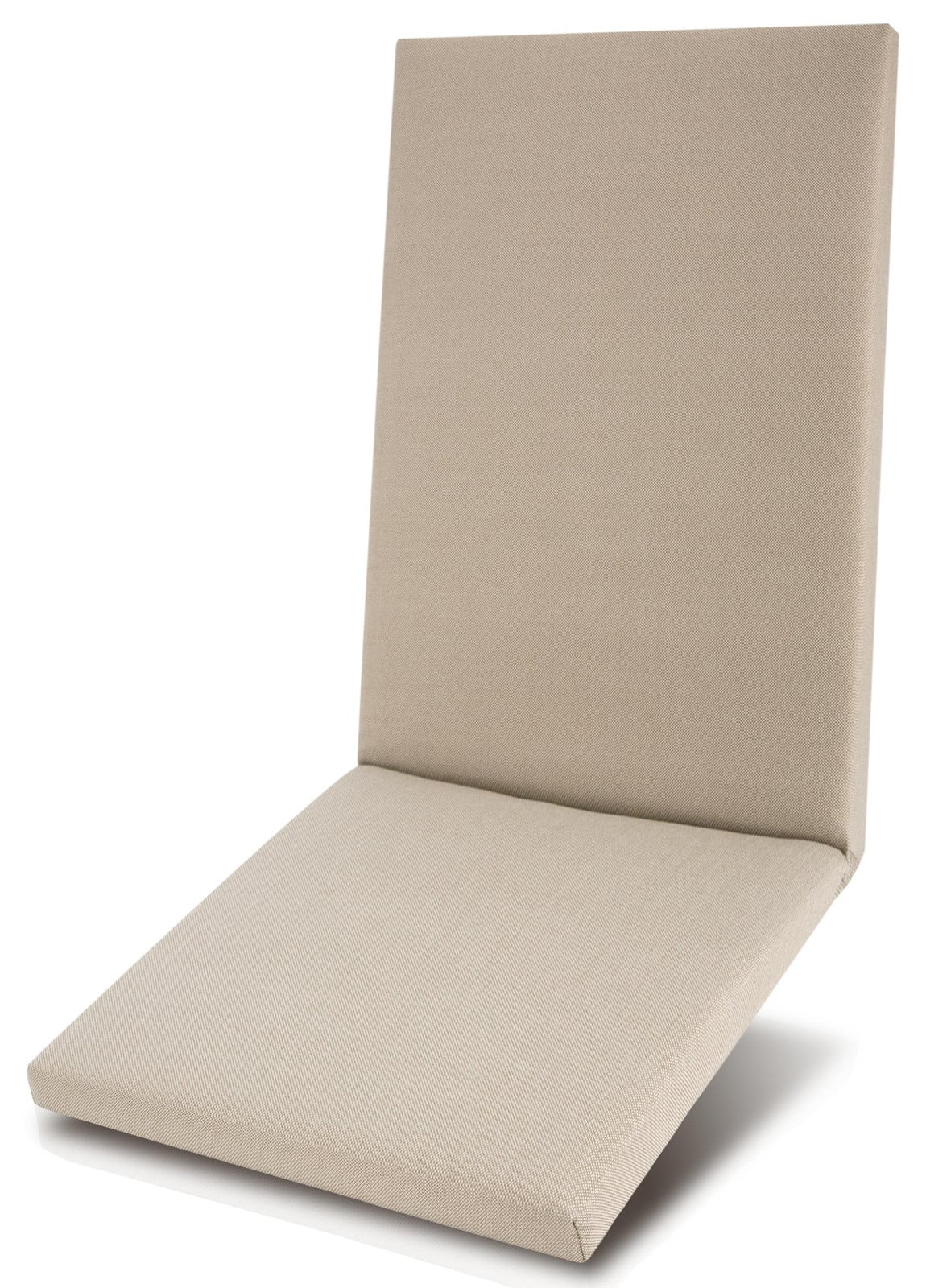 Beautissu Premium rugleuningkussen model QD-HL, waterdicht, beige, 120 x 50 cm