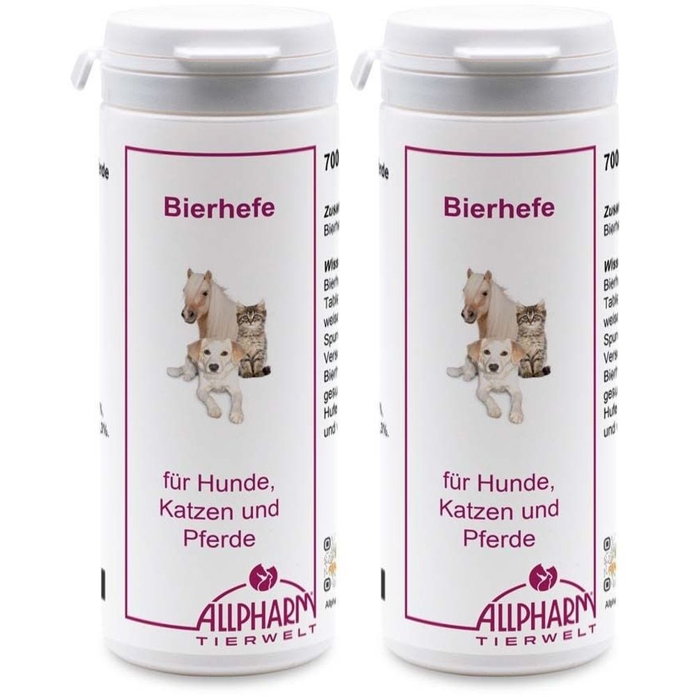 Bierhefe Tabletten f.Haustiere und Pferde 2x 2x700 St