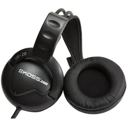 Koss UR 20 (ANC, Kabelgebunden), Kopfhörer, Schwarz