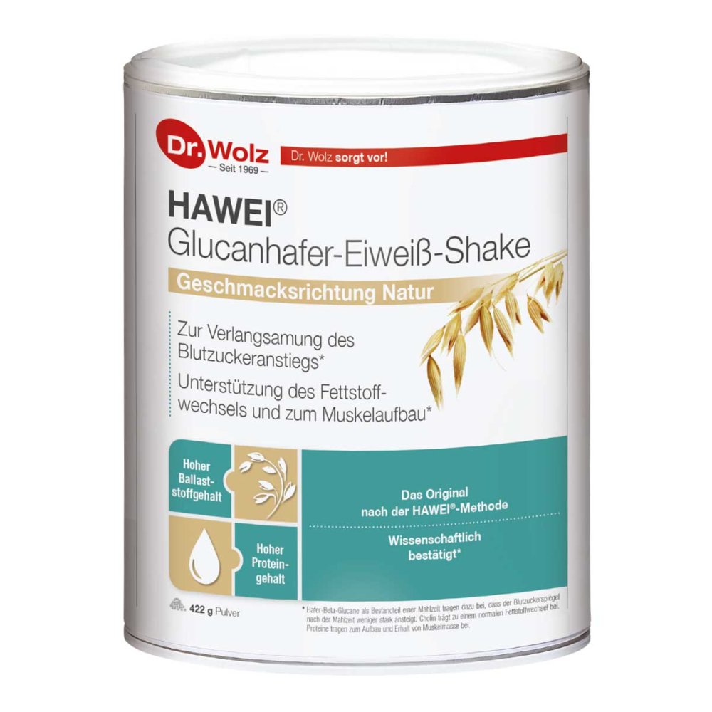Dr. Wolz Zell GmbH Hawei Glucanhafer-Eiweiß-Shake Natur Pulver 19995439