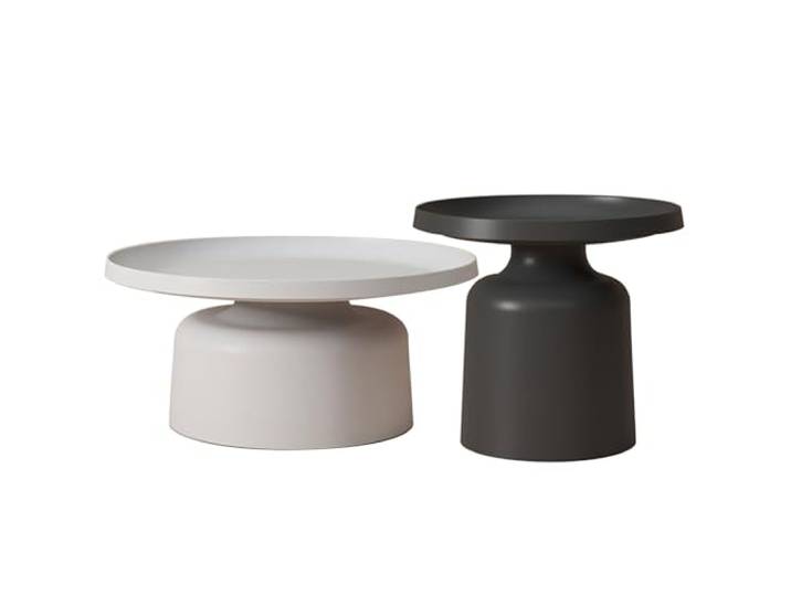 CHBMZ Runder Beistelltisch, Metall-Beistelltisch, Beistelltisch, Kleiner Kaffee-Beistelltisch, Mehrzweck-Beistelltische für Kleine Räume, Balkon, Wohnzimmer, Schlafzimmer, Büro (Color : I)