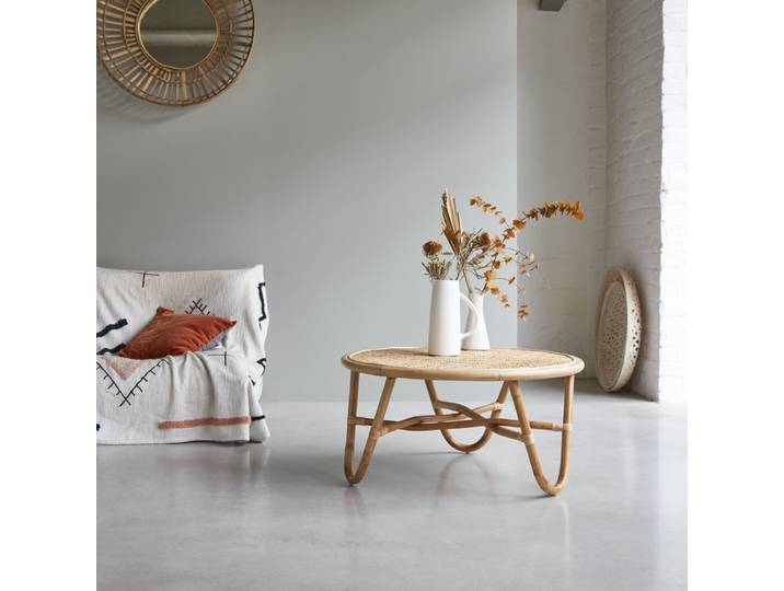 Couchtisch aus Rattan Vintage Rattan - Natur - Rattan