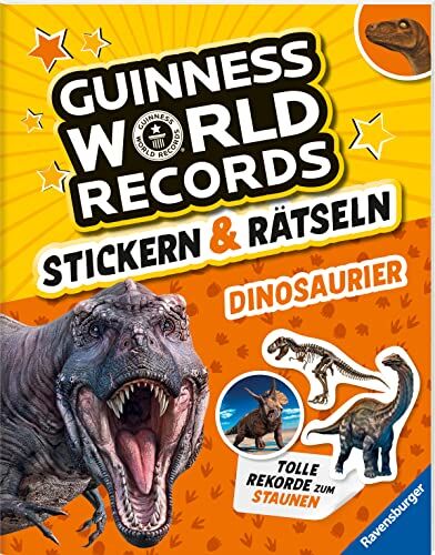 Guinness World Records Stickern und Rätseln: Dinosaurier - ein rekordverdächtiger Rätselspaß rund um die Urzeitechsen - Preis vom 19.10.2026 19:33:35 h