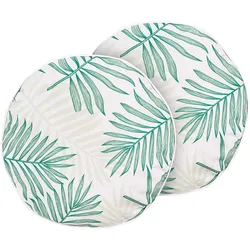 GARTENKISSEN 2er-Set Blattmuster 40 cm Poggio