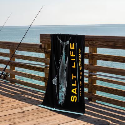 Salt Life Way Of The Waterman Beach Towel - 64x38