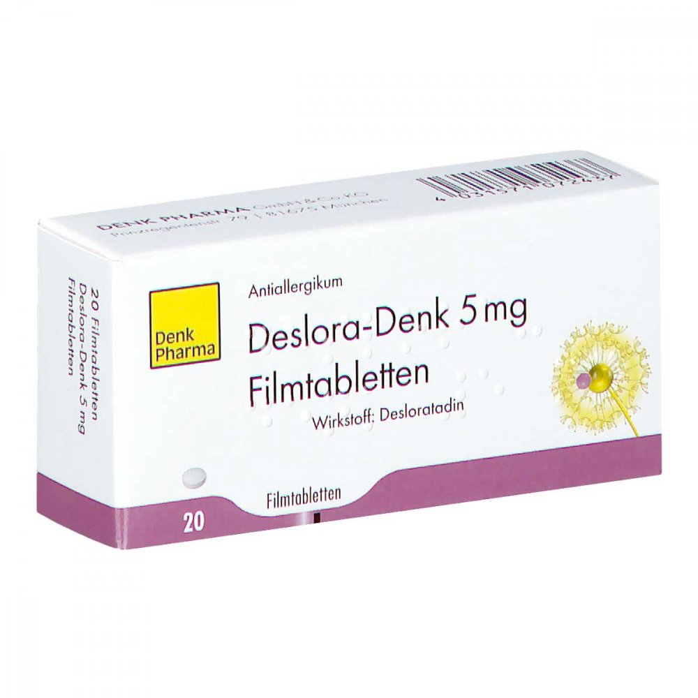 Denk Pharma GmbH & Co.KG Deslora Denk 5mg Filmtabl 16606176