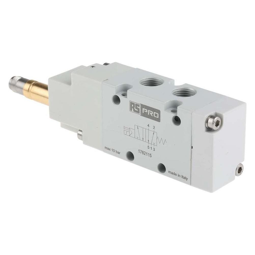 RS PRO SOLENOID PILOT VALVE - single action 5/2 (1762115)