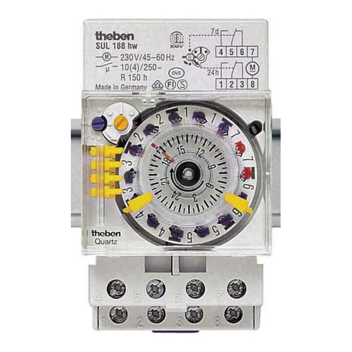 Theben Quarzschaltuhr 1W, Tag/Woche SUL 188hw (1880108)