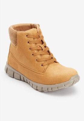 Extra Wide Width Women's Kaden Shootie by Comfortview in Tan (Size 10 WW)