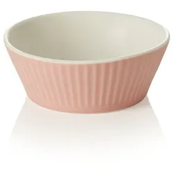42x Ragout Fin Schale, Ø 9 cm, 200 ml, rosa, Set, Porzellan