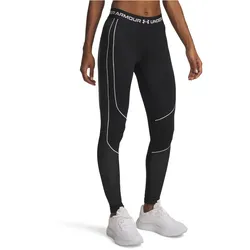 UNDER ARMOUR ColdGear Textured Baselayer Leggings Damen 003 - black/white/white XL