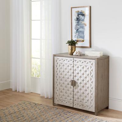 Liberty Furniture Chatfield Antique White & Tobacco Accent Console