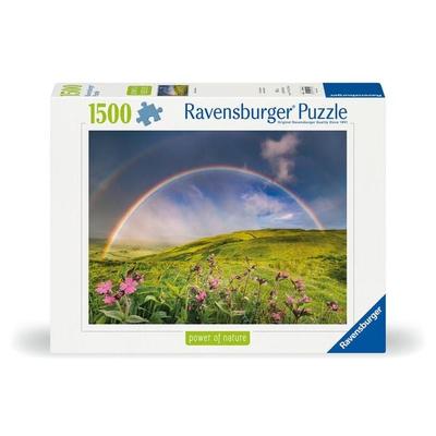 Erwachsenenpuzzle Power of Nature 1500 Teile - Spektakulärer Regenbogen
