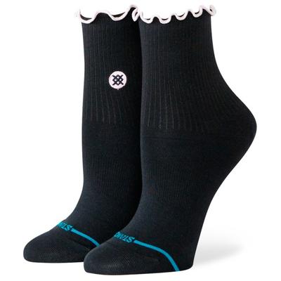 Stance - Women's Pop Ruffle Icon Quarter - Multifunktionssocken 35-37 | EU 35-37 schwarz