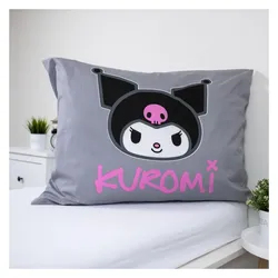 Procos, Kinderbettwäsche, Hello Kitty Kuromi Bettlaken 140×200cm, 70×90 cm (200 x 140 cm, 90 x 70 cm)