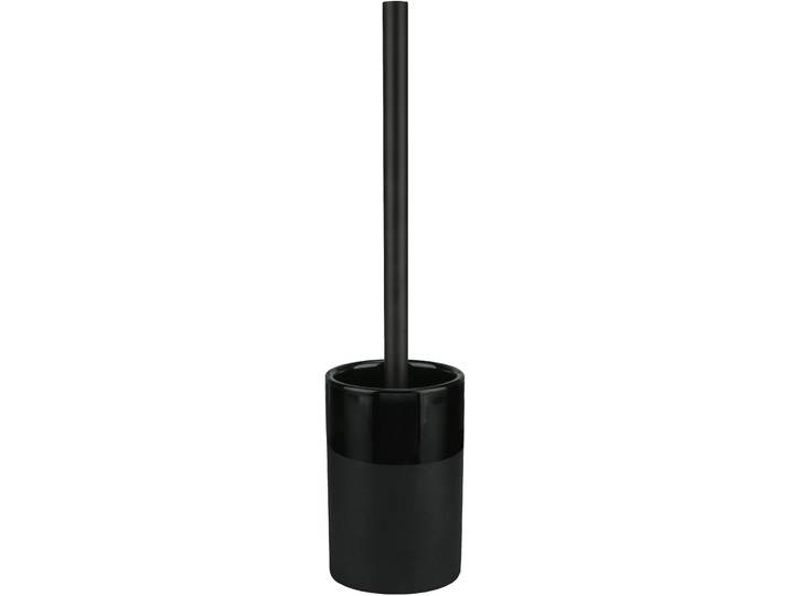 WC-Garnitur KLEINE WOLKE » Deep« , schwarz, B:9,2cm H:36,5cm L:9,2cm, Keramik, Reinigungsbürsten, WC-Garnitur
