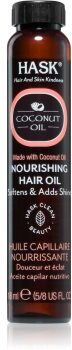 HASK Monoi Coconut Oil óleo de beleza para cabelo brilhante e macio 18 ml. Monoi Coconut Oil