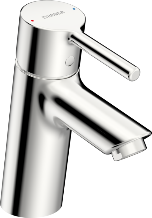 Hansavantis Waschtischarmatur 52422267 Pinhebel, ohne Ablaufgarnitur, Ausladung 109mm, chrom