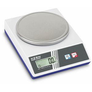 Kern Digitalwaage EIB 1000-1, Teilung 0,1 g, Präzisionswaage, Netz- & Batteriebetrieb, LCD-Display, 1,2 kg
