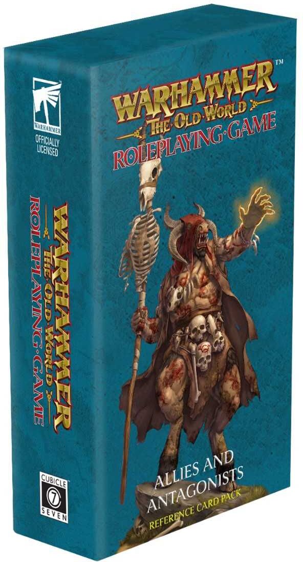 Warhammer: The Old World Allies and Antagonists Card Deck by Cubicle Seven, 80 Illustrated Oversized Cards for Roleplaying Game