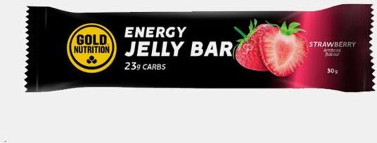 GOLD NUTRITION TOTAL ENERGY JELLY BAR STRAWBERRY 30g