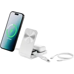 Alogic Yoga 3 In 1 Wireless Cha, Wireless Charger, Weiss
