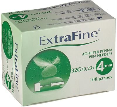 Desa Pharma Ago Per Penna Da Insulina Extrafine Gauge 32 4 Mm 100 Pezzi