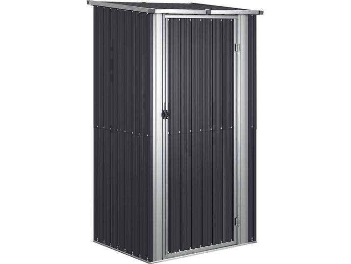 vidaXL Geräteschuppen Anthrazit 118,5x97x209,5 cm Verzinkter Stahl