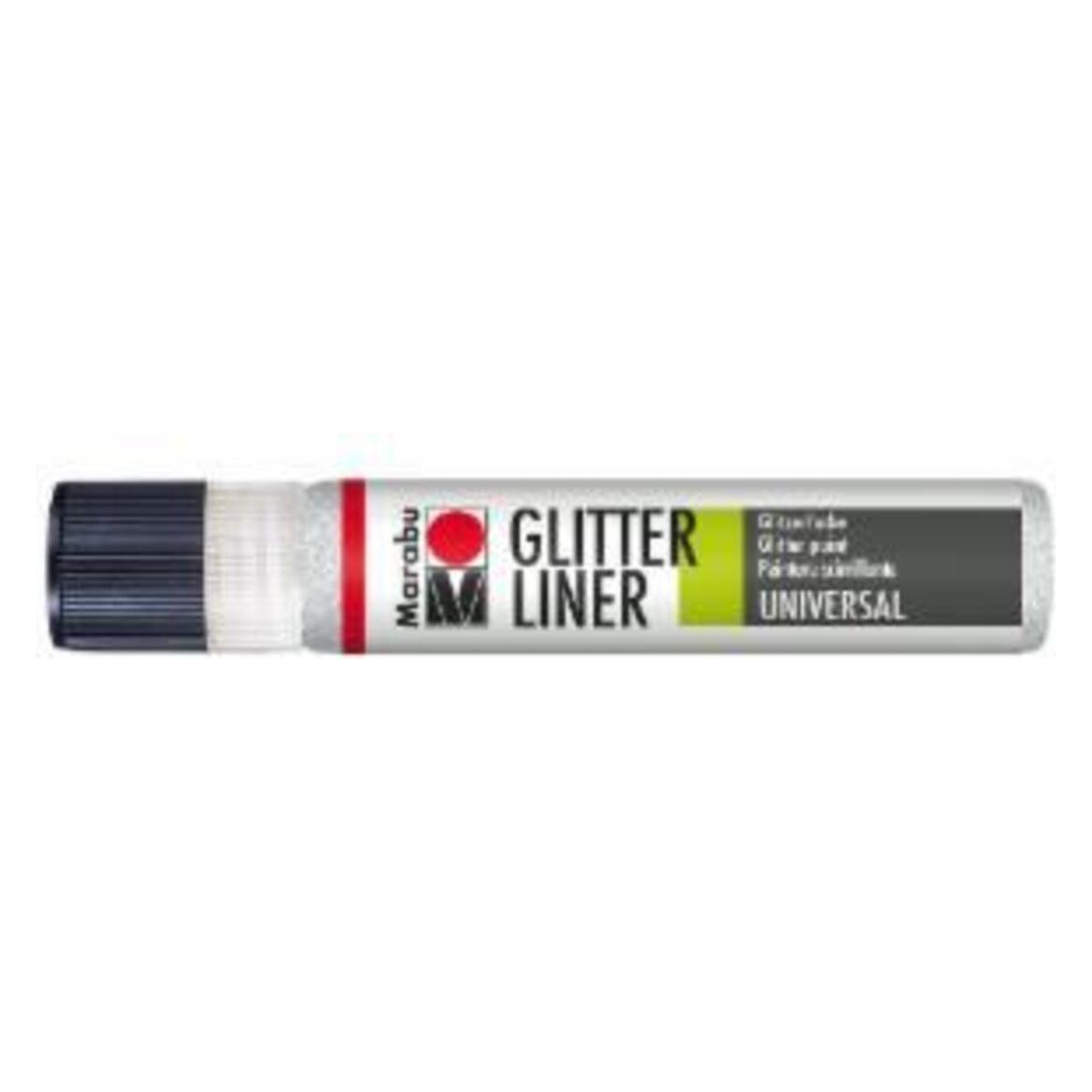 Marabu Glitter-Liner 25 ml weiss (25 ml) (18030009570)