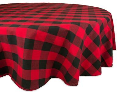 DII Buffalo Check Kitchen Tablecloth