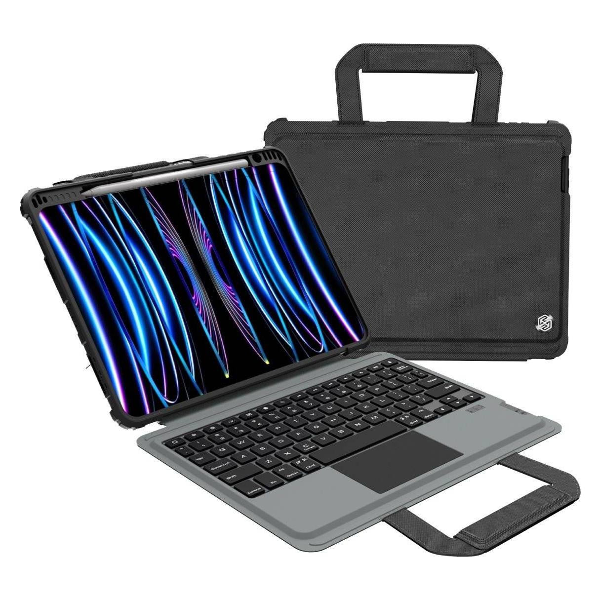 Nillkin Bumper GO Keyboard Case (Backlit Version) for iPad Air 4/5/10.9 2020/11 2024/ Pro 11 2020/20 (Eng. Int.) (6902048281202)