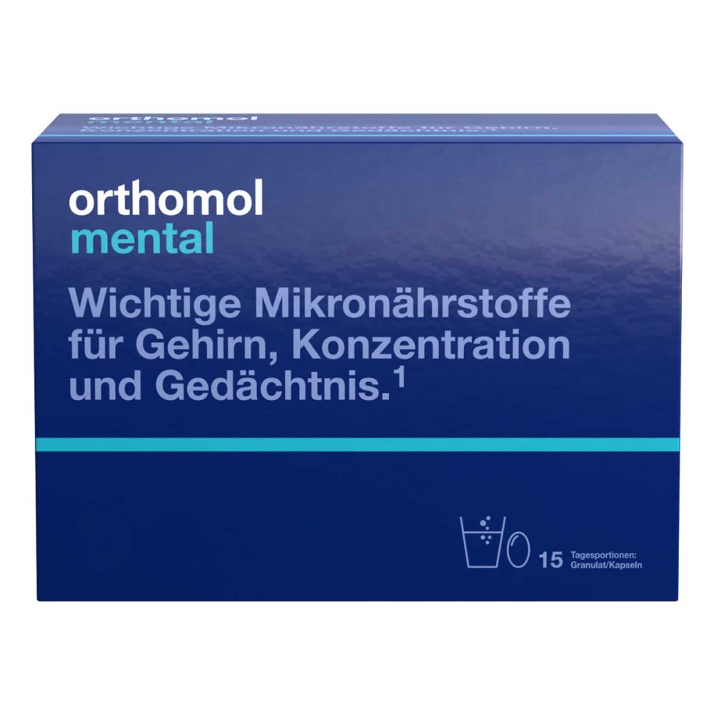 Orthomol pharmazeutische Orthomol Mental Granulat/Kapseln 15er-Packung 10551706