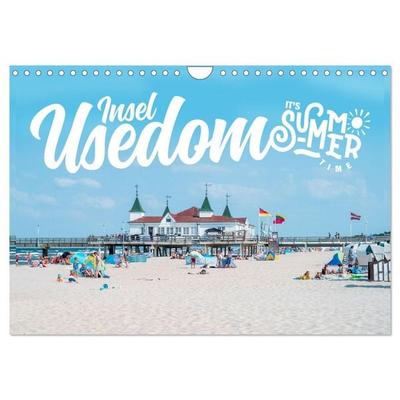 Insel Usedom - It‘s Summer Time (Wandkalender 2026 DIN A4 quer), CALVENDO Monatskalender