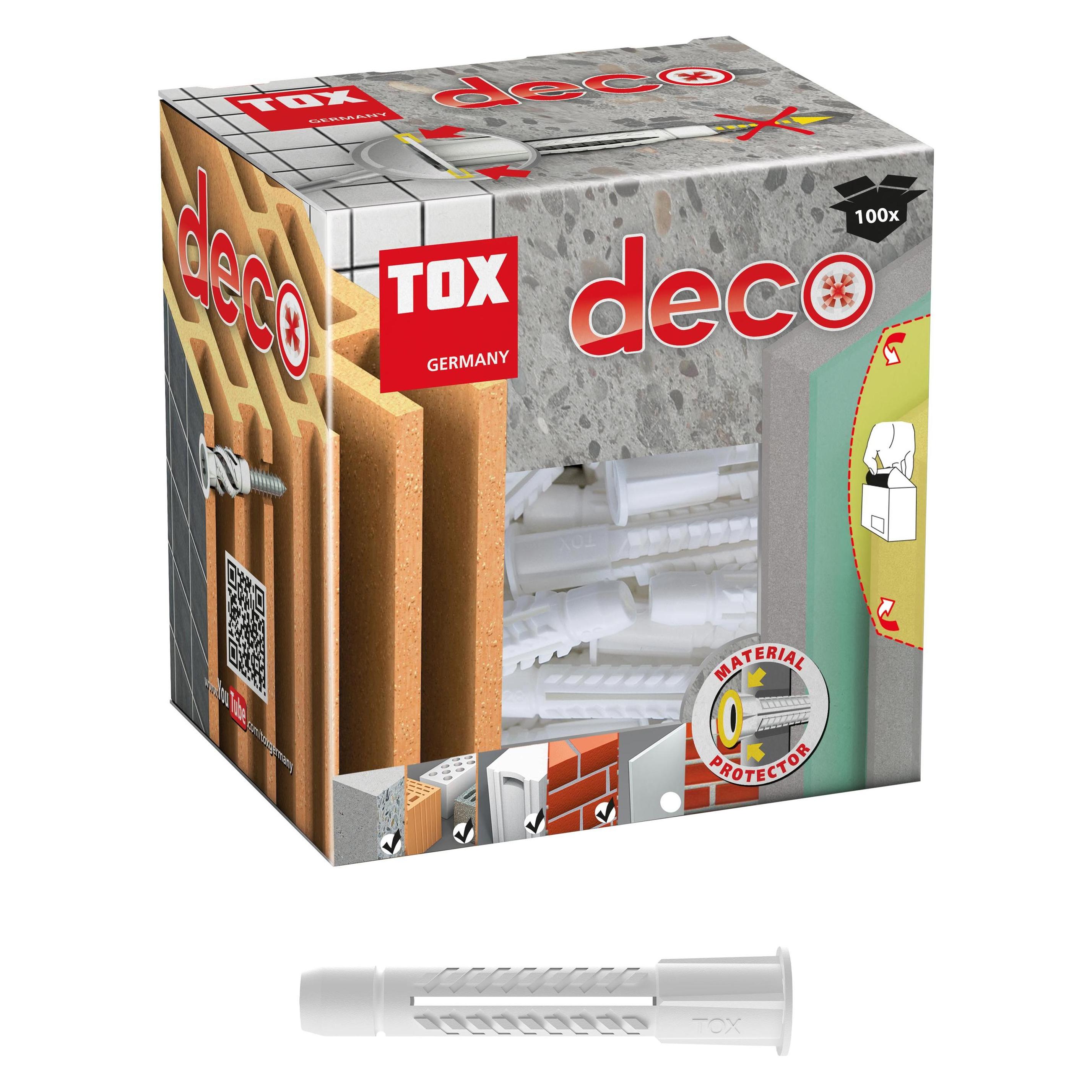 Tox Allzweckdübel Deco 5x25 mm (100 Stk.) (016100011)