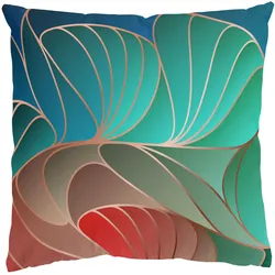 DEKOKISSEN Farbenfrohes Art Deco 50/50 cm