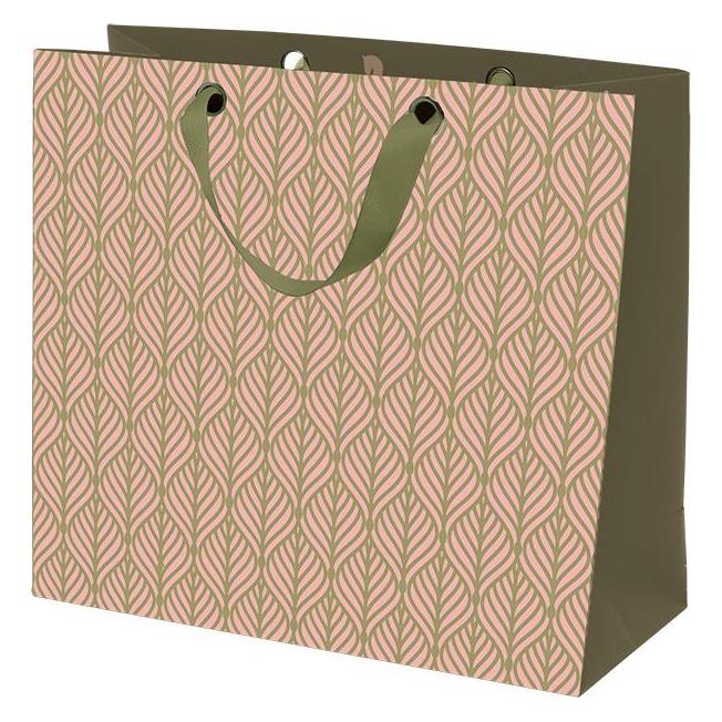 Rössler Geschenktasche Vivian rose/green 310x260x120mm (1x) (65855289)