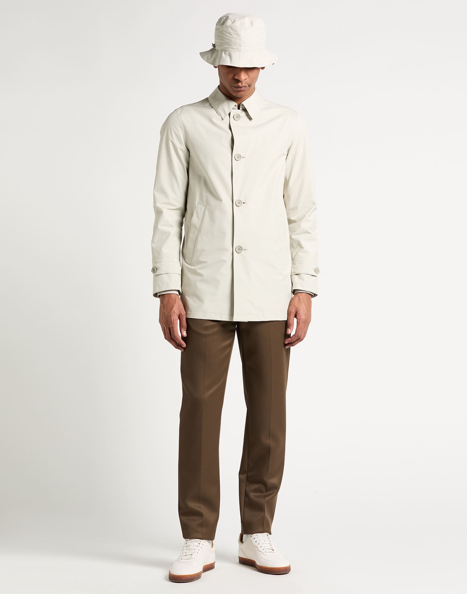 Herno Sobretodo y gabardina Hombre Gris 50,56 Hombre