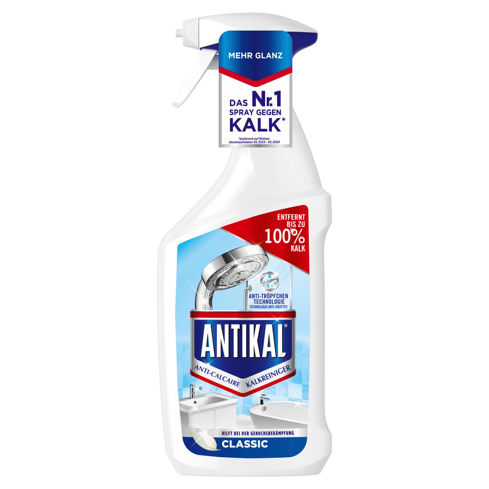 ANTIKAL® CLASSIC Badreiniger frisch 0,80 l 8700216710718