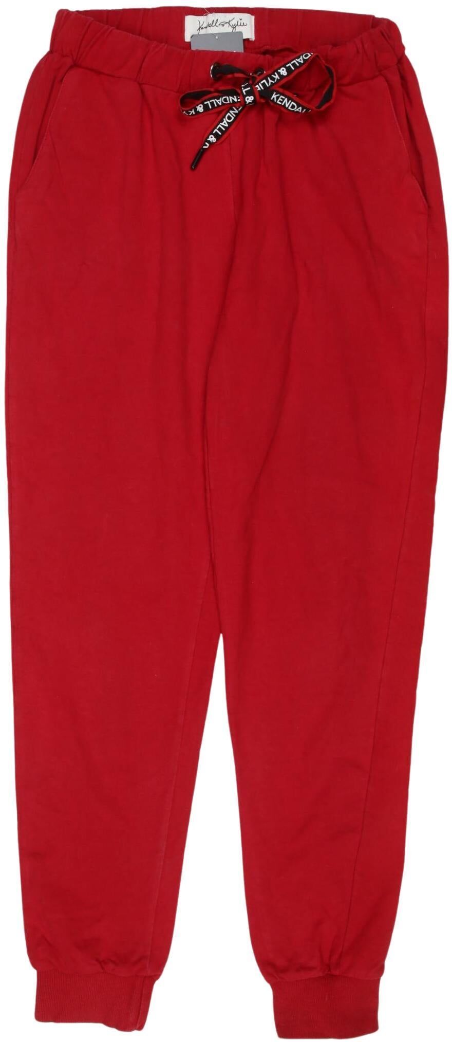 Kendall + Kylie Damen Stoffhose, Rot, Gr. S, Elasthan / Baumwolle - Second Hand