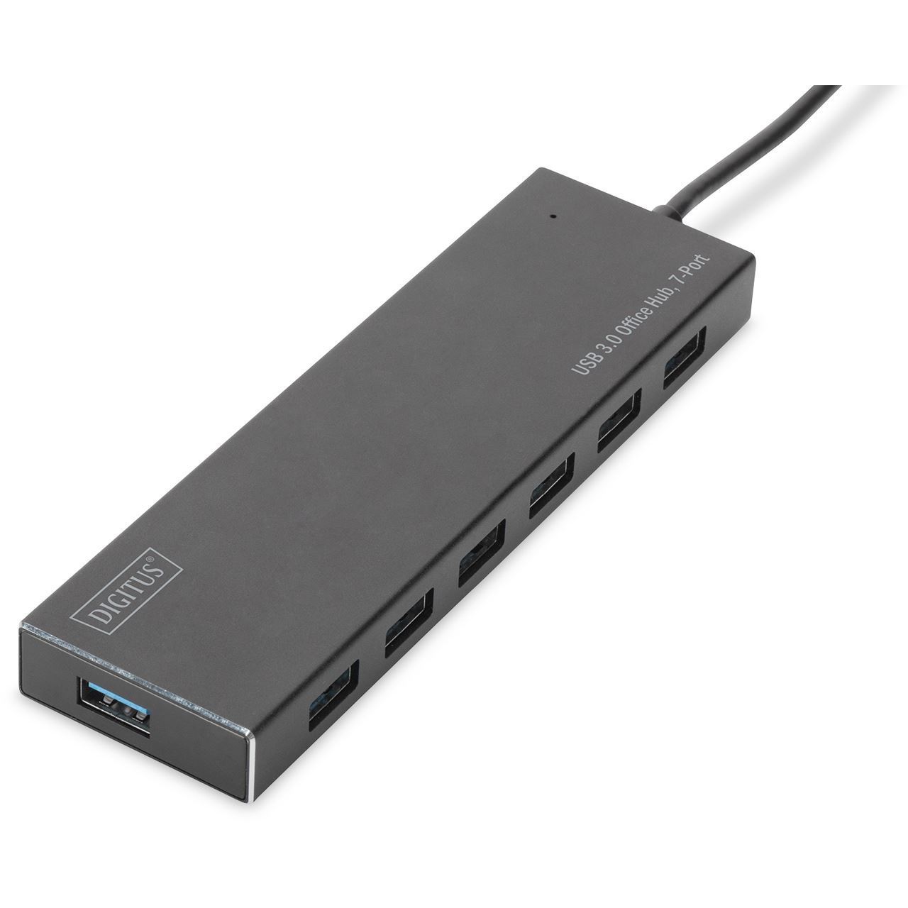 Digitus 7-Port-USB-Hub 7xUSB3.0 Alu schw.matt +NT +Kabel